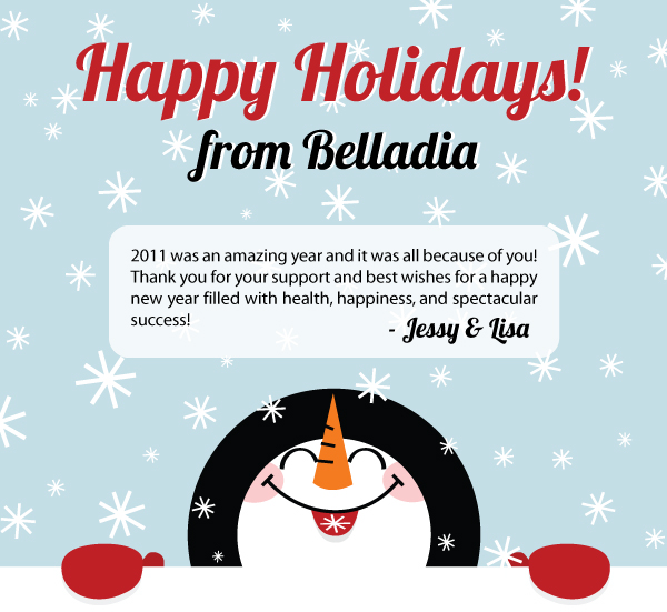 Happy Holidays from Belladia Marketing and Design